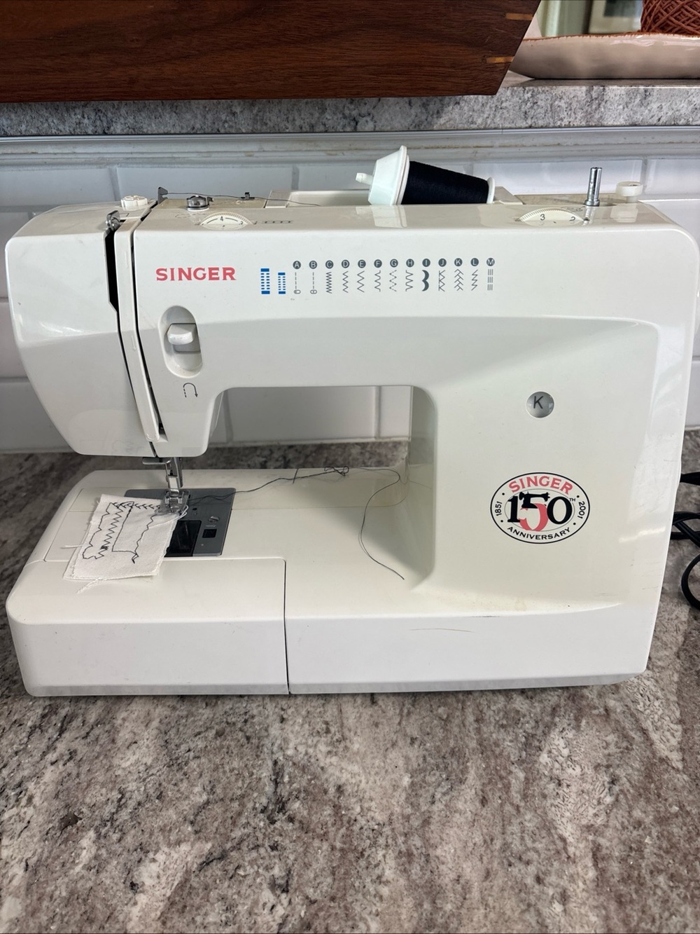 Singer 150 Anniversary 3810 Sewing Machine- Special Edition W/ Pedal- Works! EUC
